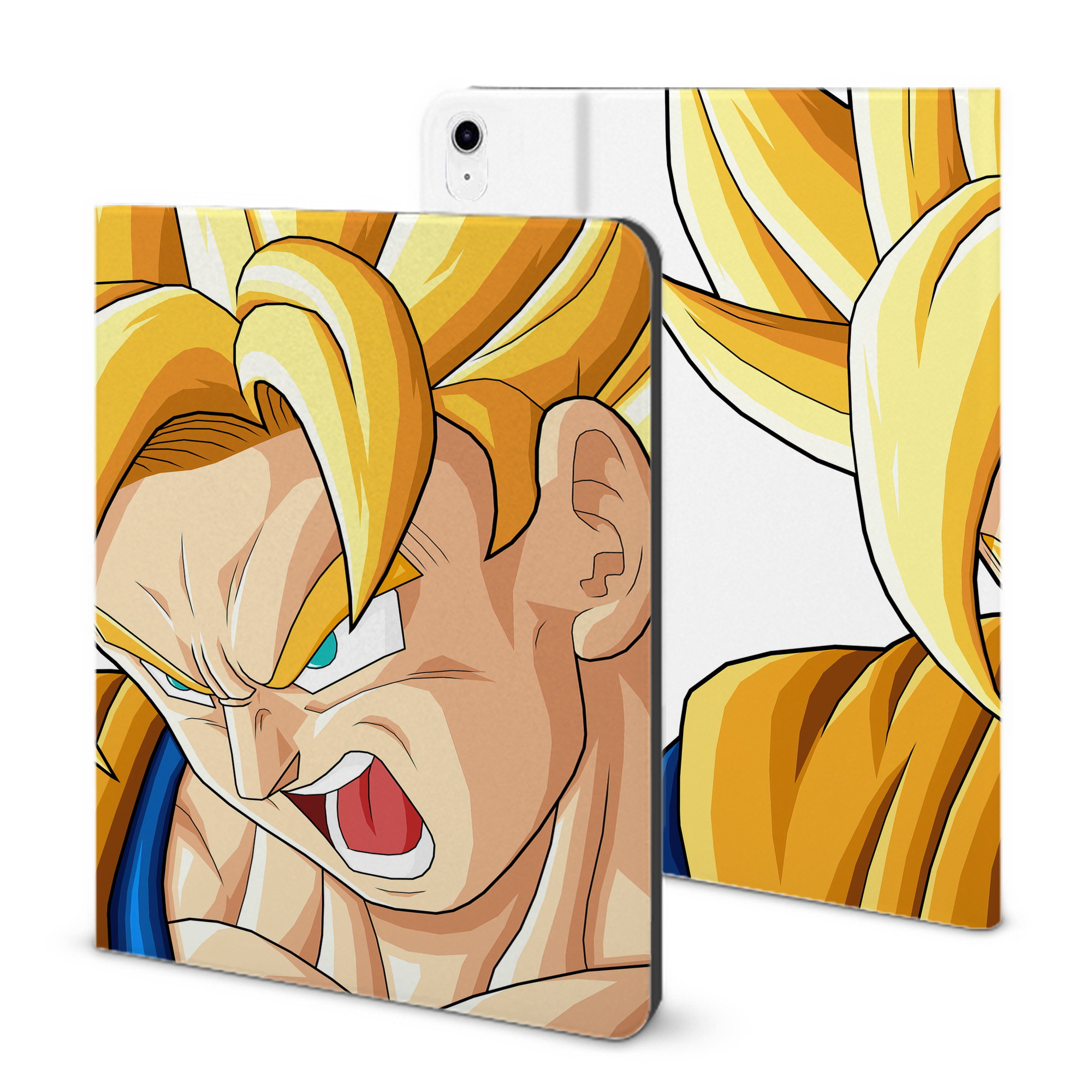 （画像用） ドラゴンボール DRAGON BALL IPad ケース ブック型 PUレザー TPU 耐衝撃 軽量 薄型 ペン収納なし 全面保護 IPad 各モデル対応